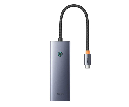 Hub USB Baseus UltraJoy Series Lite 4-Port (USB-C - 3x USB 3.0,RJ45,USB-C,